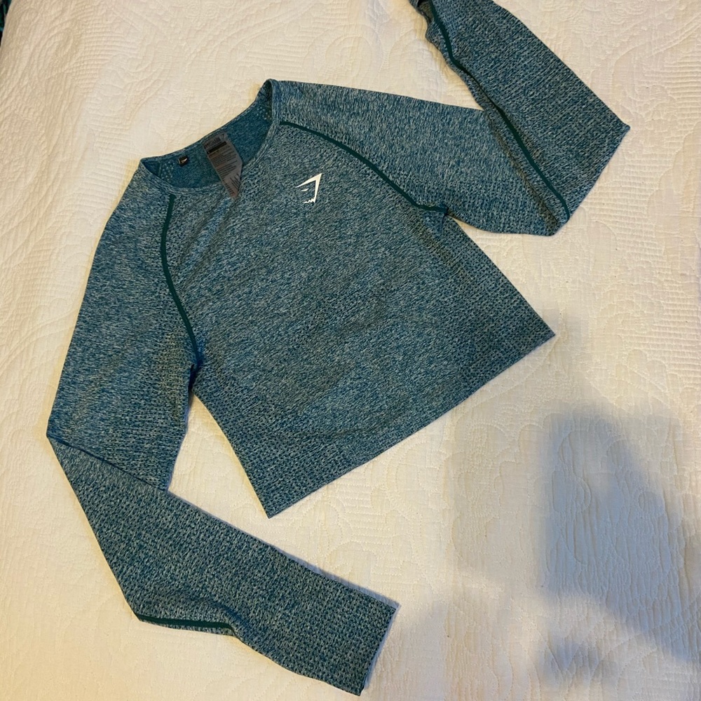 Gym Shark Vital Seamless Long Sleeve Crop Top
